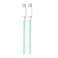 Lavvento USB-C To USB-C Cable New Woven 60W 1.2M - Green - MP35G