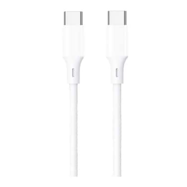 كابل شحن USB-C الي USB-C اي ترين 60 وات 1 متر - ابيض - MP621
