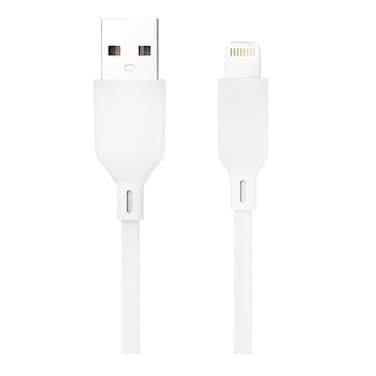 كابل شحن USB-A الي لايتنج اي ترين 1 متر - ابيض - MP633