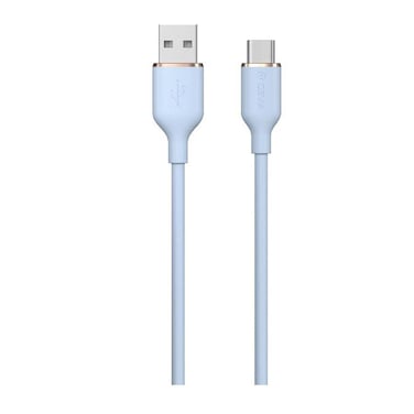 Devia Jelly Silicon USB-A to USB-C Cable 1.2M - Blue - MP812
