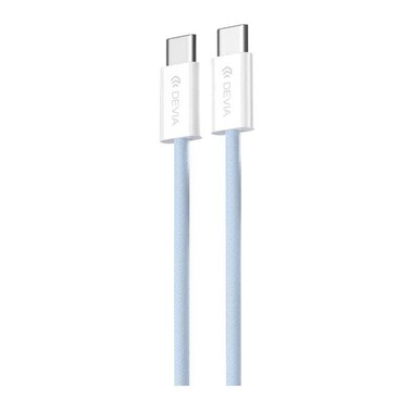 Devia Smart Series USB-C to USB-C PD Cable 60W Woven 1M - Blue - MP81L
