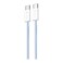 Devia Smart Series USB-C to USB-C PD Cable 60W Woven 1M - Blue - MP81L
