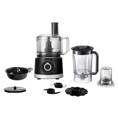IDO Food Processor 1000 Watt 25 Functions 1.5 Liter - Black - FP1000-BK