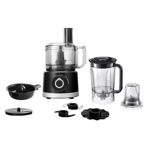 IDO Food Processor 1000 Watt 25 Functions 1.5 Liter - Black - FP1000-BK