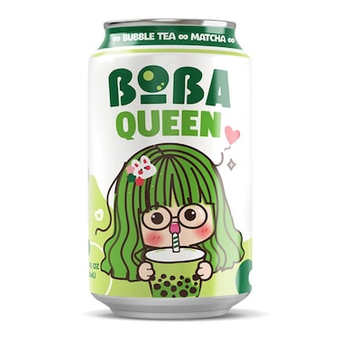 Boba Queen Bubble Milk Tea Matcha - 330ml