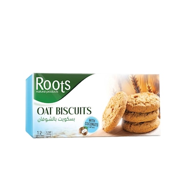 بسكويت الشوفان بجوز الهند رووتس - 12 قطعة بسكويت