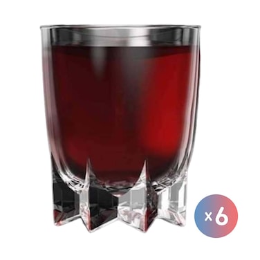 طقم أكواب شاي سيتي جلاس مارلي -  17 سنتيليتر - 6 قطع