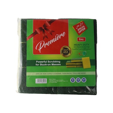 إسفنجة بريمير المضادة للبكتيريا - 6 قطع