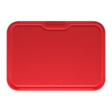 لوحة ام-ديزاين لوحة تقطيع - 24*34 سم - أحمر