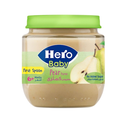 Hero Baby Pear Puree Jar - 125 gm