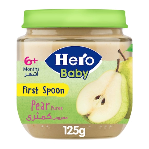Hero Baby Pear Puree Jar - 125 gm