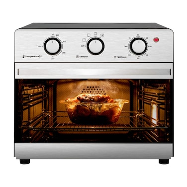 فرن وقلاية هوائية فريش 25 لتر 1600 واط - فضي