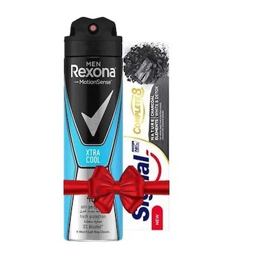Rexona Men Xtra Cool Antiperspirant Deodorant Spray - 150ml + Signal Toothpaste - 50 ml