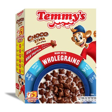 Temmy&#39;s Cereal Choco Star - 230 Gm