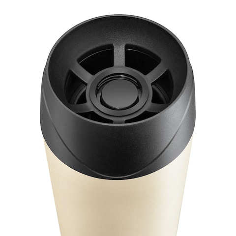 Tank me Stainless Steel Tumbler Easy Sip-Push Button - 360 ml - Off-White
