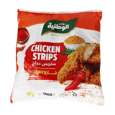ستربس الدجاج الحار الوطنية - 1 كجم