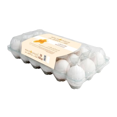 بيض أبيض هيلثي تشويس - 18 بيضة