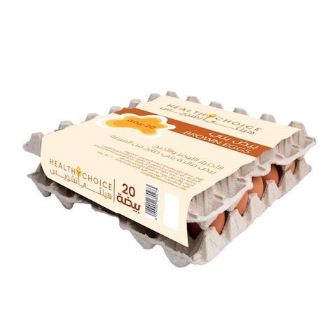 Helthy Choice Brown Eggs - 20 Eggs