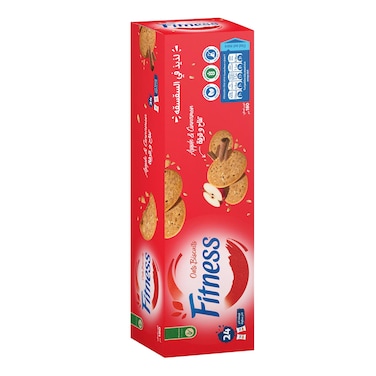 Fitness Apple and Cinnamon Oats Biscuits - 180 gram