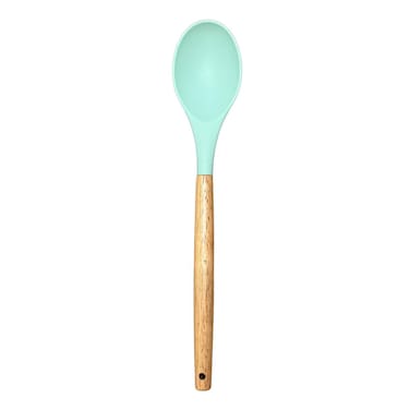 Silicone Serving Spoon with Wooden Handle