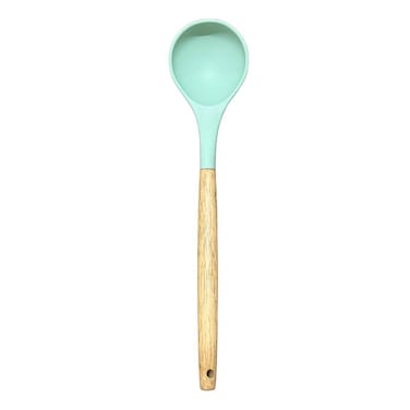 Silicone Ladle with Wooden Handle