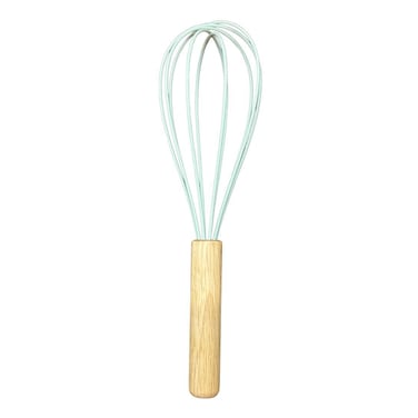 Silicone Whisk with Wooden Handle