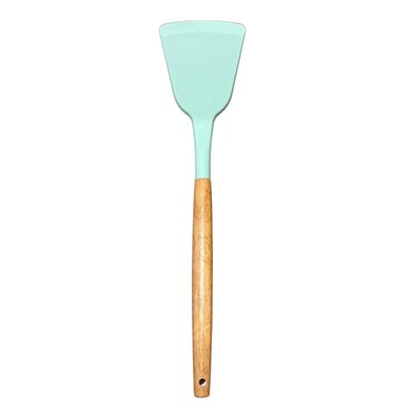 Silicone Wok Spatula with Wooden Handle