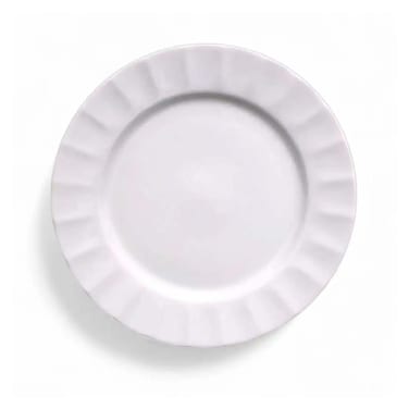 Delicia Porcelain Flat Plate - White - 21 cm