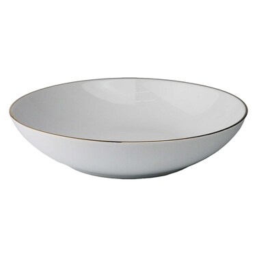 طبق بورسلين إيه وان - 23 سم - ابيض