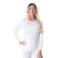 Vanilla Women Thermal Top - White - 2XL
