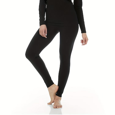 Vanilla Women Thermal Leggings - Black - Medium