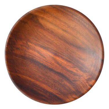 Wooden Flat Plate - 15cm