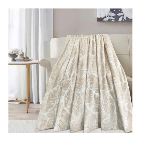 Al Mamoun Velour Printed Blanket - 220 * 240 Cm - D068