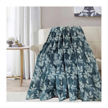 Al Mamoun Velour Printed Blanket - 180 * 220 Cm - D064