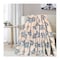 Al Mamoun Velour Printed Blanket - 180 * 220 Cm - D065