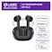 سماعات أذن لاسلكية لانيكس TWS بلوتوث V5.3 - أسود - X1