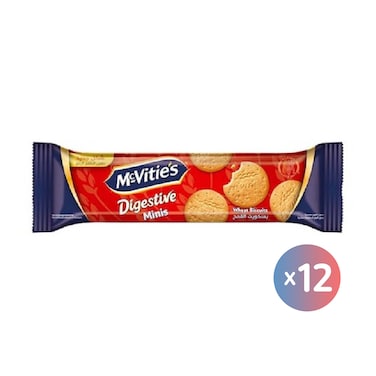 مكفيتيز دايجيستيف بسكويت ميني - 12 قطعة