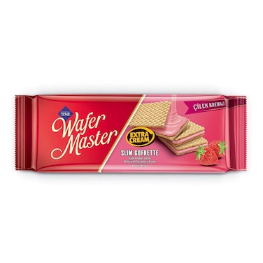 ويفر تايم ماستر سليم جوفريت بكريمة الفراولة - 128 جرام