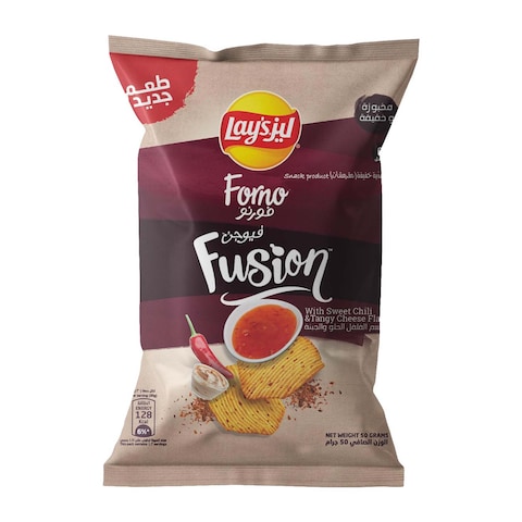 Forno Fusion Sweet Chili and Tangy Cheese Potato Chips - 67 gm