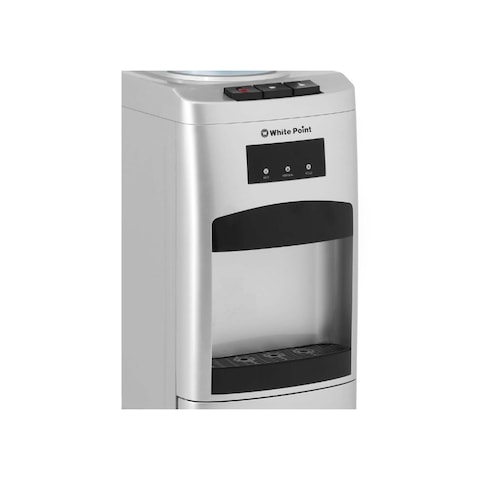 White Point Water Dispenser Top Loading with Fridge 3 faucets - Silver - WPWD1316FSL