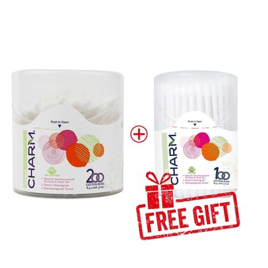 اعواد الأذن من سانيتا شارم - 300 قطعة - 2 عبوة