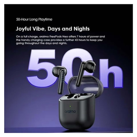 Oraimo FreePods Neo ENC Wireless Earbuds - Black - OTW-330S