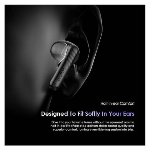 Oraimo FreePods Neo ENC Wireless Earbuds - Black - OTW-330S