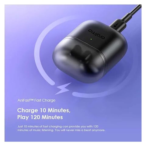 Oraimo FreePods Neo ENC Wireless Earbuds - Black - OTW-330S