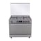 Ariston Cooker 90 Cm 5 Burners Digital Screen - Stainless Steel - ARR9GGF33229XNA