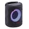 Etrain LED Cylindrical Rechargeable Portable Speaker 10W - Black - SP311