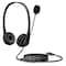 HP Wired USB-A Stereo Headset - Black - 428H5AA
