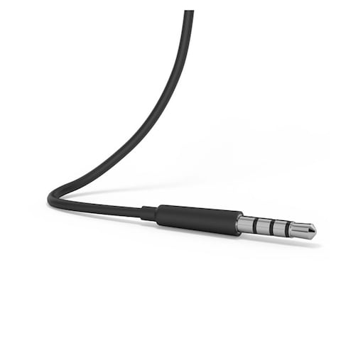 HP 3.5mm Wired Earphone with Mic - Black - DHE-7000
