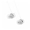 HP 3.5mm Wired Earphone with Mic - White - DHE-7001