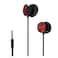 HP 3.5mm Wired Earphone with Mic - Black - DHH-1112